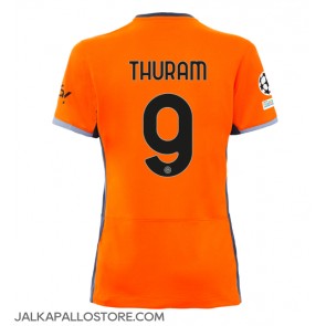 Inter Milan Marcus Thuram #9 Kolmaspaita Naisten 2023-24 Lyhythihainen
